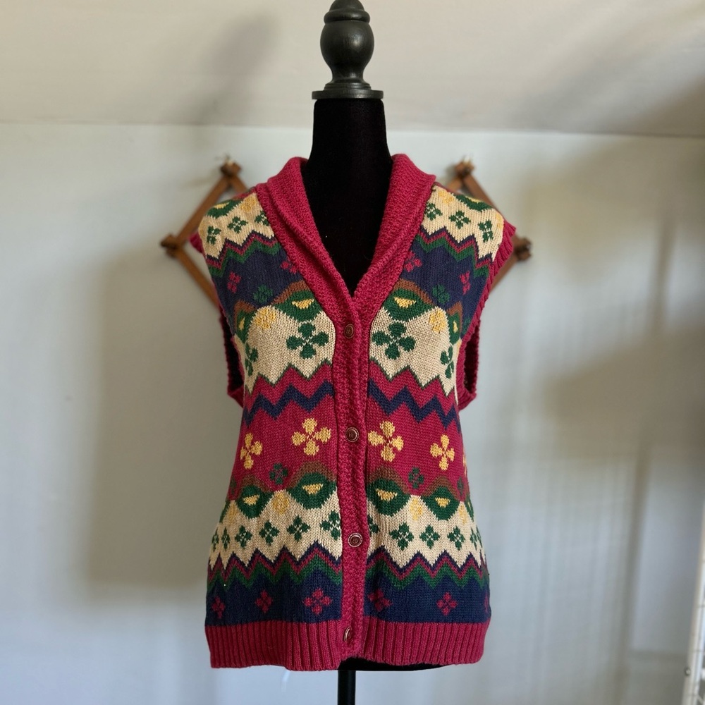 Vintage Gina Peters Sweater Vest
